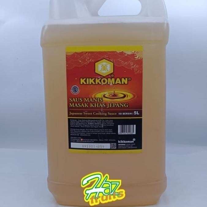 

Kikkoman Mirin HALAL 5L Cuka Sushi Bumbu Sushi Jepang