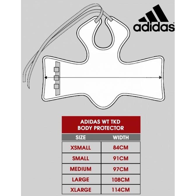 ADIDAS - Taekwondo BODY Protector (Pelindung Badan) - Reversible -