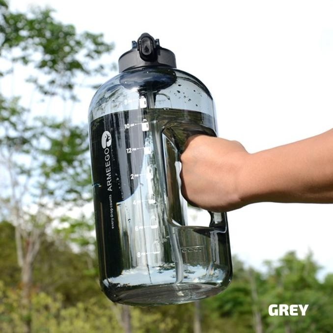 ARMEEGO Botol Air Minum 3.78 liter - Tumbler Galon - Botol Olahraga