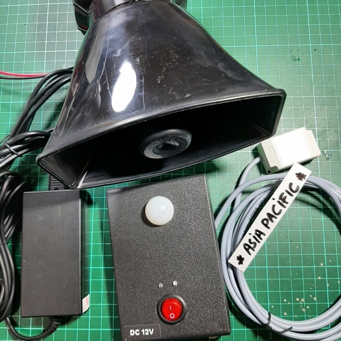 Alarm Anti Maling Sensor Gerak dan Sensor Getar.