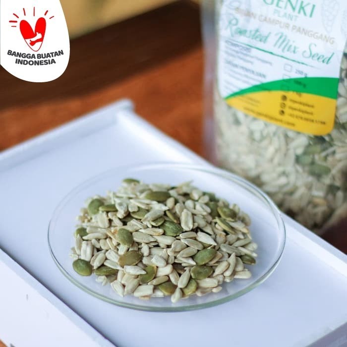 

GENKI PLANT BIJIAN CAMPUR PANGGANG / ROASTED MIX SEED - 1 KG