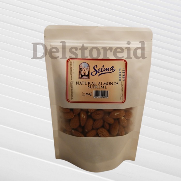 

SELMA NATURAL ALMONDS SUPREME 200 GR