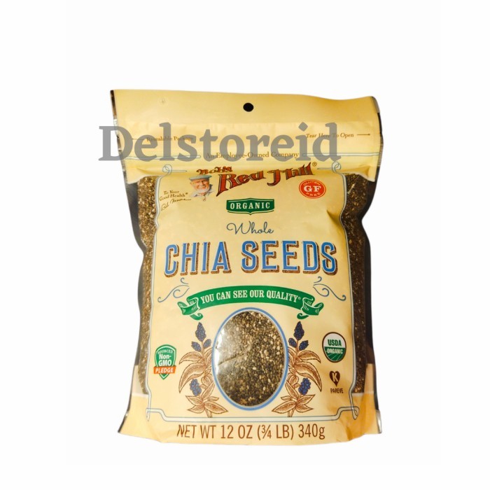 

BOB'S RED MILL ORGANIC WHOLE CHIA SEEDS 340 GR