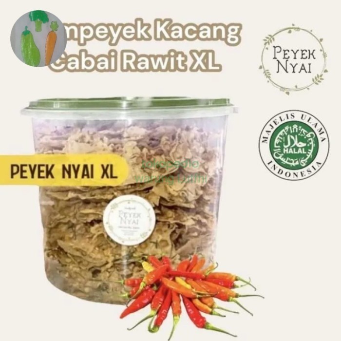 

REMPEYEK KACANG CABAI RAWIT UKURAN XL (GOJEK ONLY)