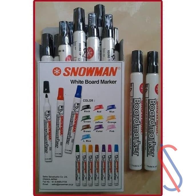 

:0:0:0] Spidol Papan tulis/ White Board Snowman