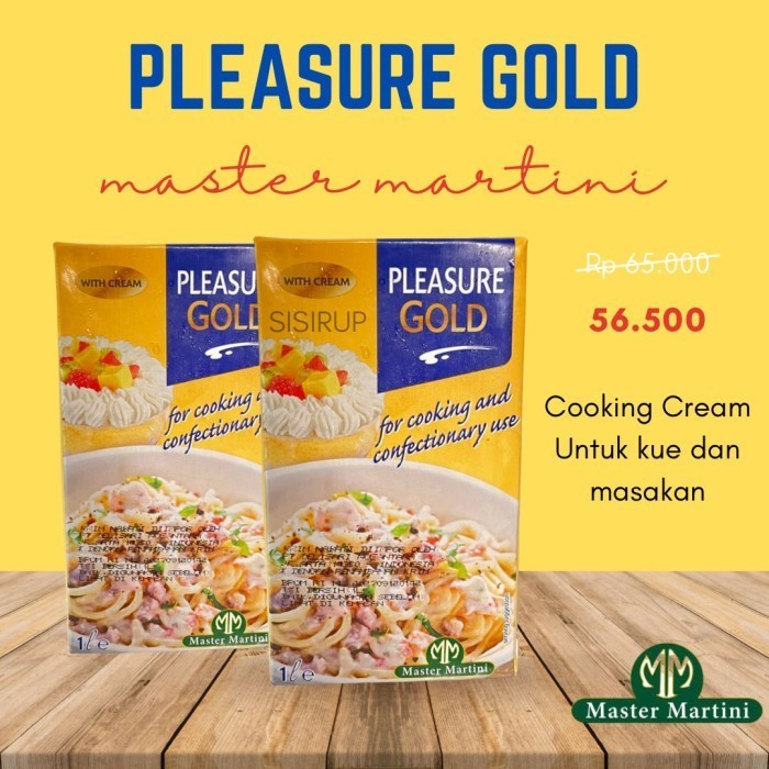 

Pleasure Gold 1L / Cooking Cream / Krim Masak / Master Cooking