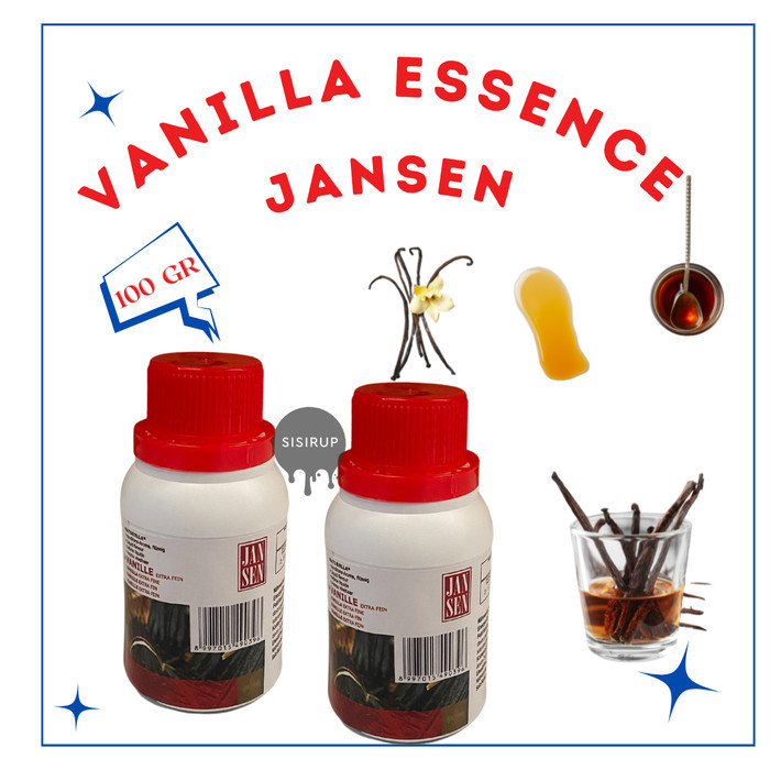 

100 ML Vanilla Essence 100 ML / Vanilla Jansen / Vanilla Ekstrak