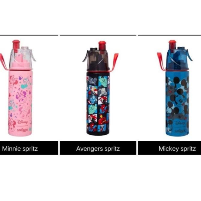 Smiggle Botol Minum Anak Spritz Bottle/Botol bisa Semprot/kado