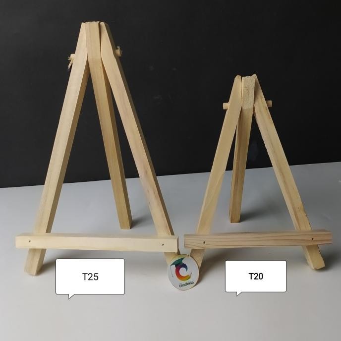 

] Easel Lukis Stand Lukis Tatakan Lukis Tinggi 25cm