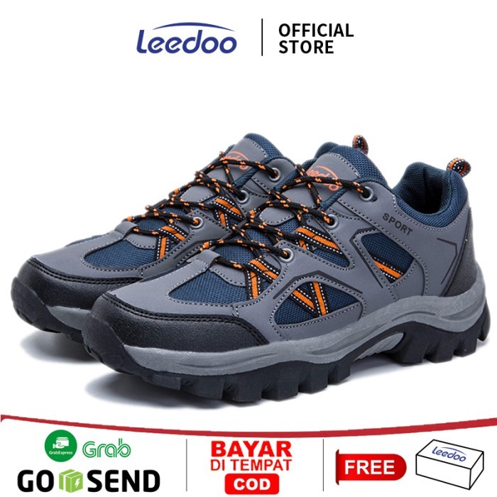 Leedoo Sepatu Hiking Anti Air Sepatu Olahraga Sepatu Gunung MH208