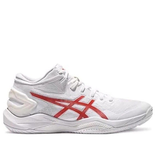 Sepatu Voli Asics Gel Burst 27 White Red 1063A066.102