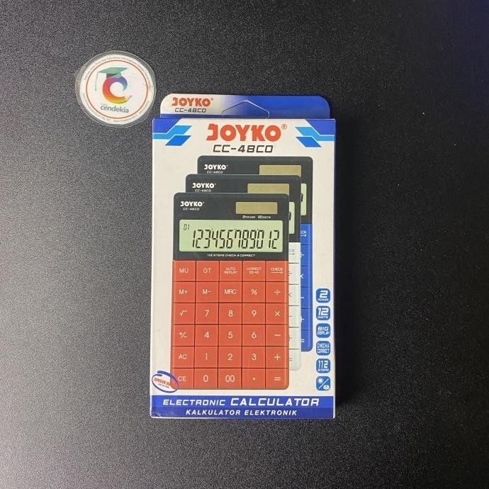 

Produk Unggulan] Kalkulator Calculator JOYKO CC-48CO