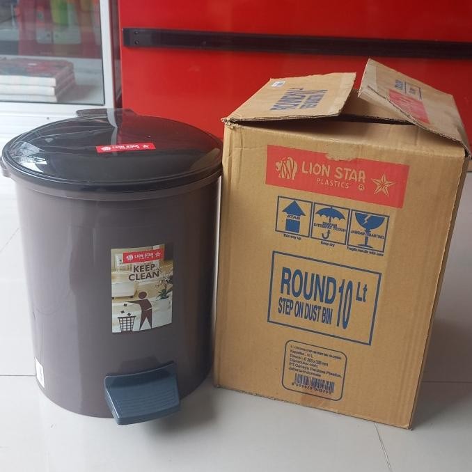 ] Tempat sampah injak Lion star 10 liter