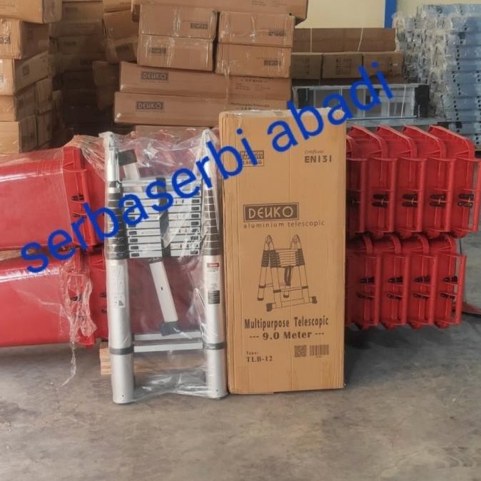 Miliki Tangga Double Teleskopik 9 Meter Denko Tipe Tlb 12