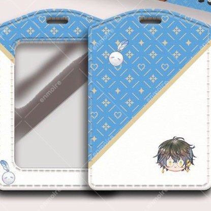 

NijisanjiEN IKE EVELAND ID Card Holder, Keychain Standee, Pouch