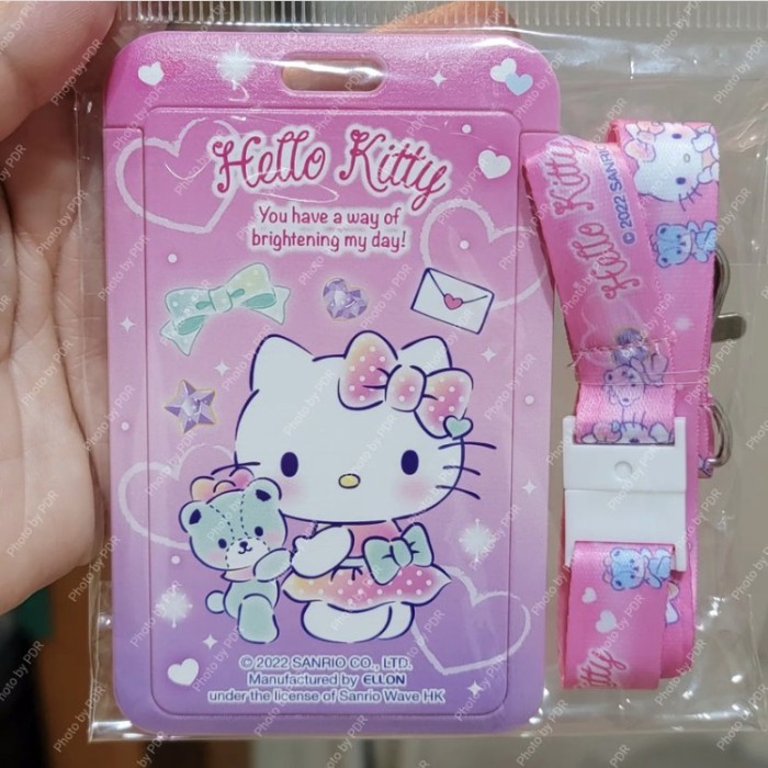 

Gantungan ID Card Holder with Neck Strap Sanrio Original