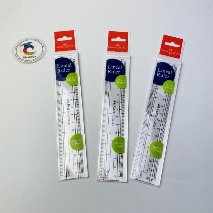 

] Penggaris FABER CASTELL 15 cm