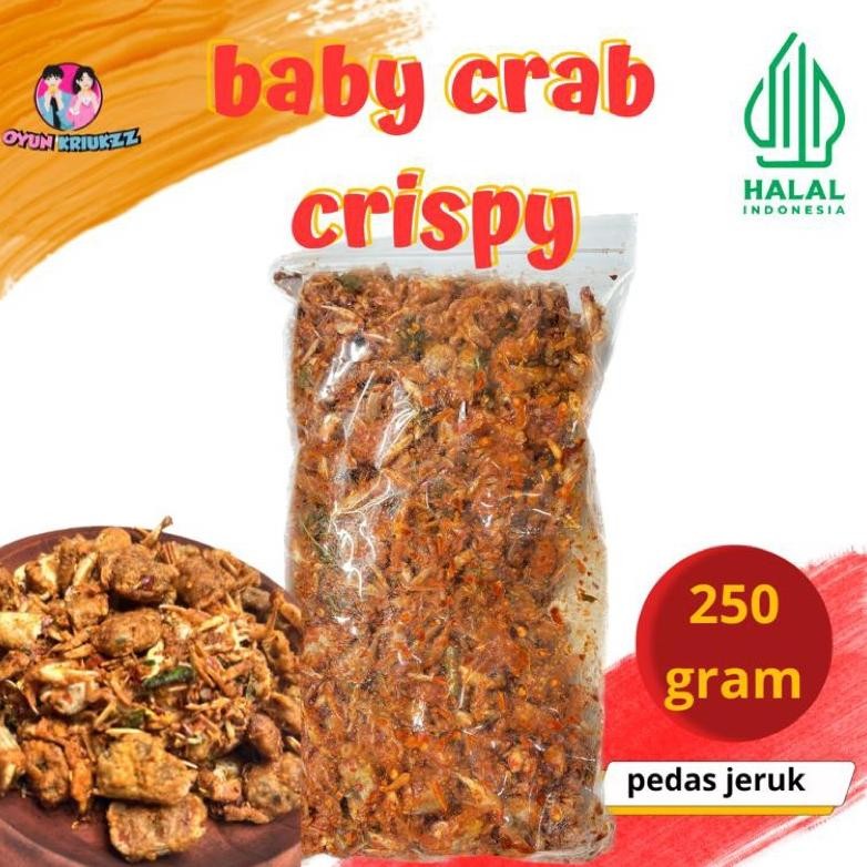 

BABY CRAB CRISPY PEDAS DAUN JERUK 250 GRAM | RAJUNGAN CRISPY | ANAK KEPITING