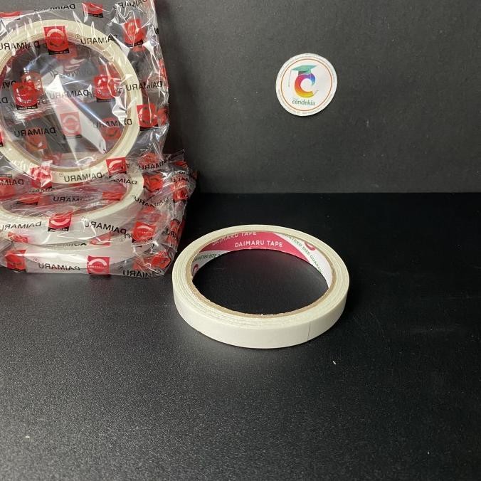 

```````] Double Side Tape DAIMARU 12mm x 12Y Selotip Dobel Tip