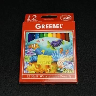 

@=@=@=@=] Pensil Warna Greebel 12 warna Water Color pendek