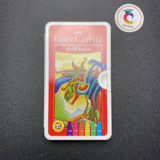 

*$*$*$*$] Crayon / Krayon / Oil Pastels Faber Castell 12 warna Plastic Bag