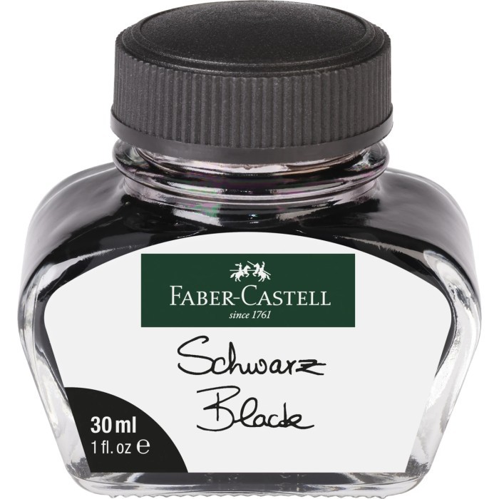 

TERLARIS! Faber-Castell Ink Bottle Black 30ml