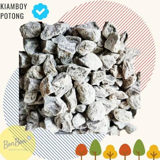 

White Prunes Seedless Sour Sweet / Kiamboy Putih Potong Plum Asem Manis / Kiamboi 250 Gram