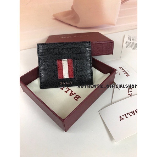 

[Authentic 100%] Bally Card Holder Thar Leather For Men Original