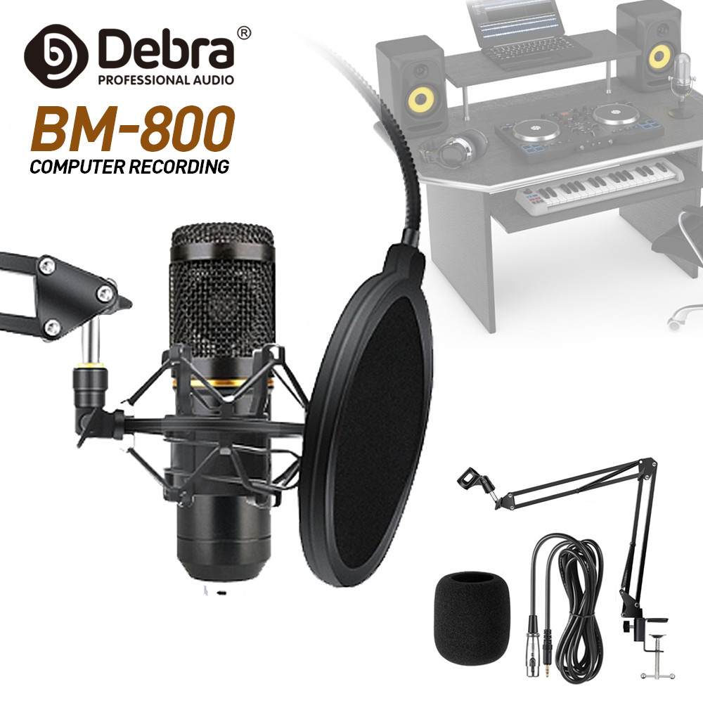 Debra BM-800 DJ Conso Condenser Microphone For Smart