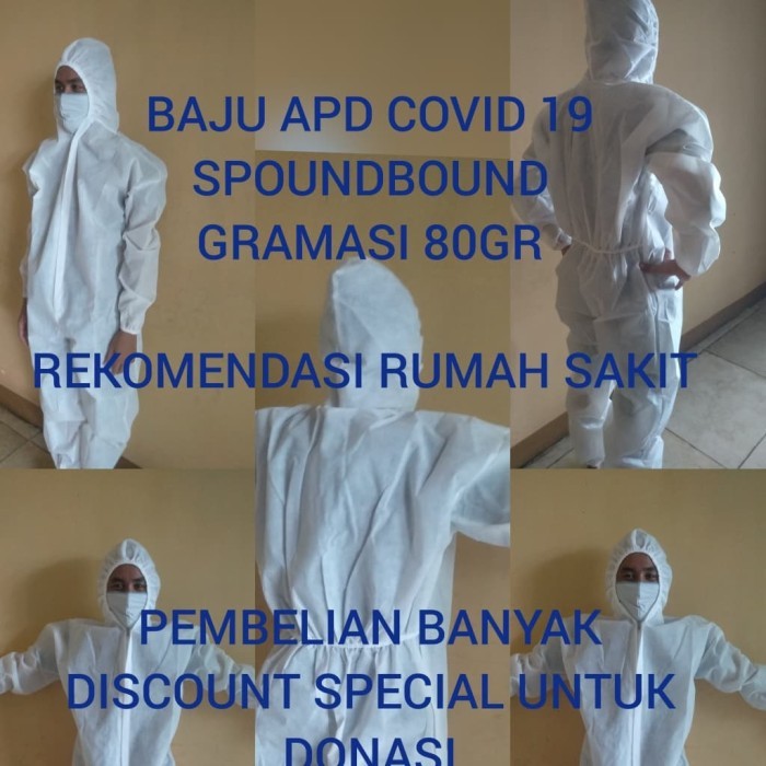 GROSIR BAJU PAKAIAN APD CORONA HAZMAT COVID 19 HARGA WAJAR BEKUALITAS
