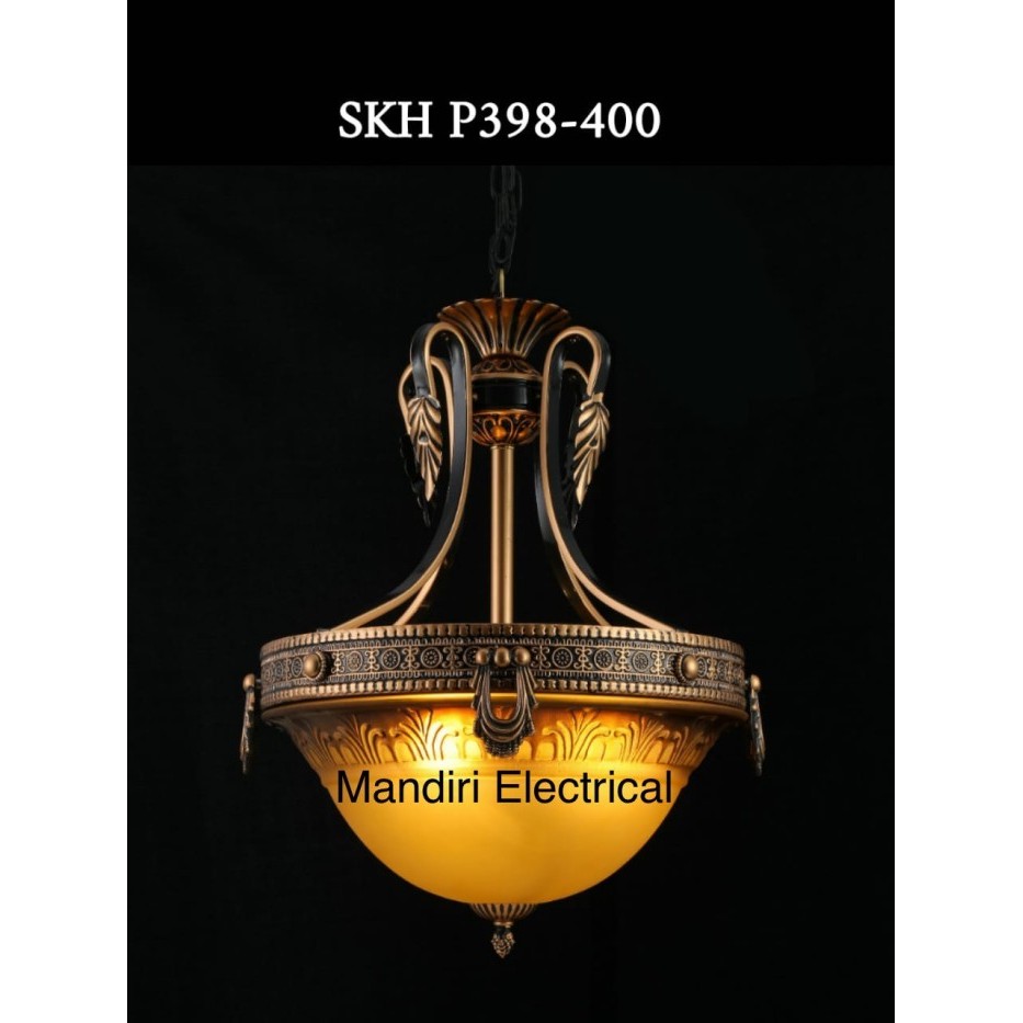 LAMPU GANTUNG TERAS KLASIK ANTIK P126-400