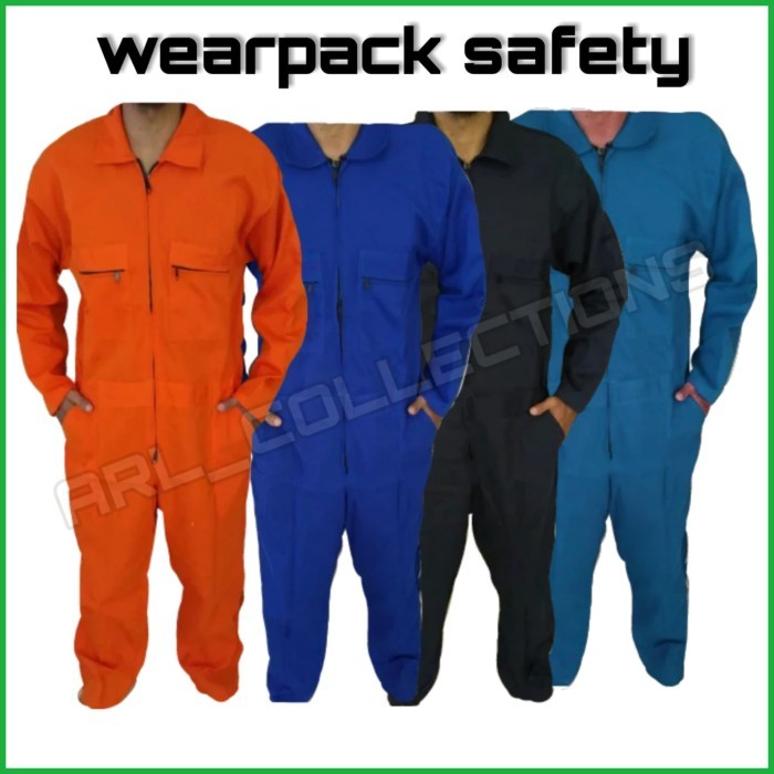 wearpack safety/baju mekanik/montir/bengkel/mekanik SMK / outdoor