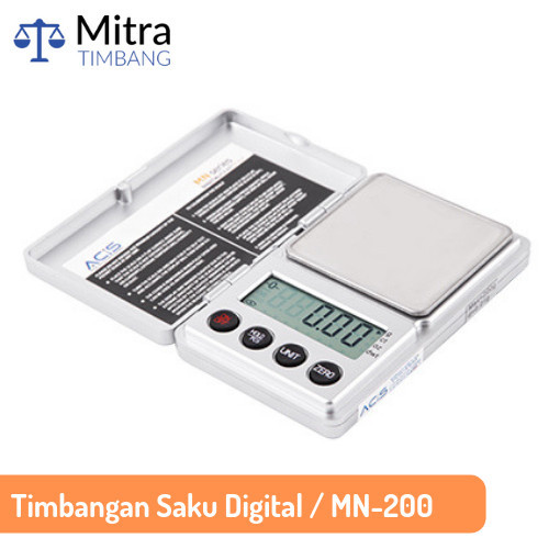 Terbaru Timbangan Saku Emas Digital 200G Acis / Mn-200 Pocket Scale