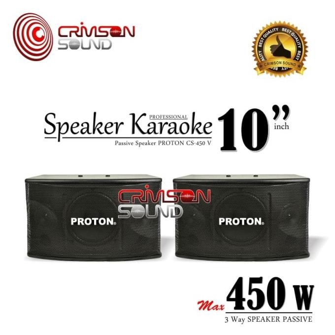 Speaker karaoke 10 inch Proton Cs 450 Terlaris