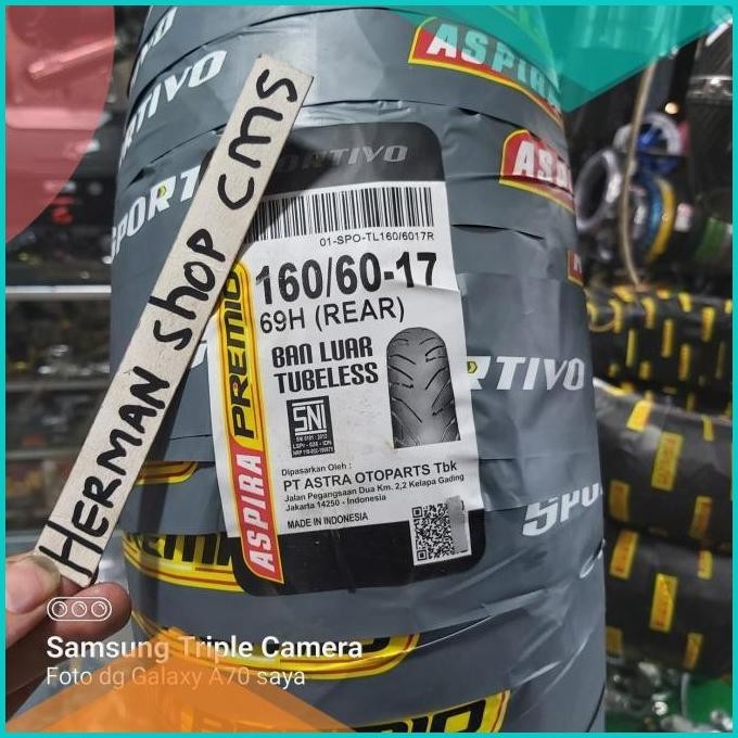 Ban Aspira Premio Sportivo 160/60-17 - Ban Aspira Premio 160 60 17 07D