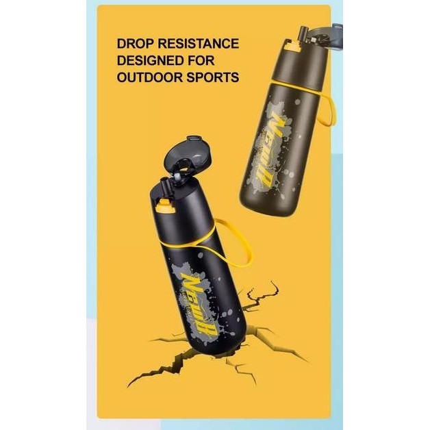 UPSTYLE BOTOL SPRAY STAINLESS STEEL 620 ML SPORT BOTTLE Terlaris