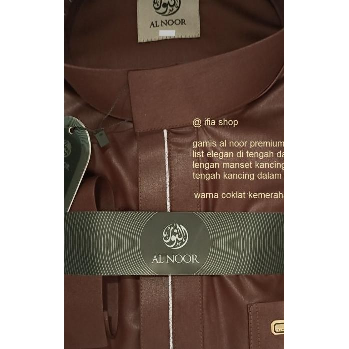 GAMIS AL NOOR SIZE 56M - JUBAH GAMIS ARAB AL NOOR PAKAIAN AL HARAMAIN Terlaris