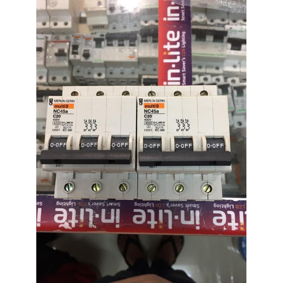 MCB merlin gerlin Multi9 NC45a 20A-32A 3p 4,5ka