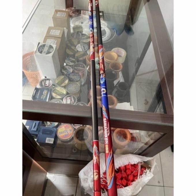 JORAN TEGEK CARBON KAKU DAIHAN HIKEN 360 450 RUAS 82 CM RINGAN KAKU DIN