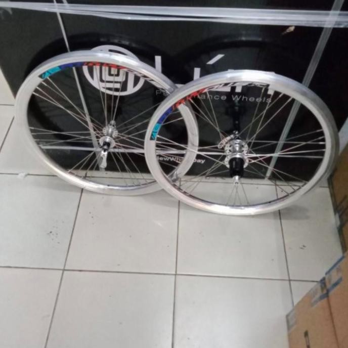 Whellset Minivello Minion 451 20 Rim break silver crome bering 28h