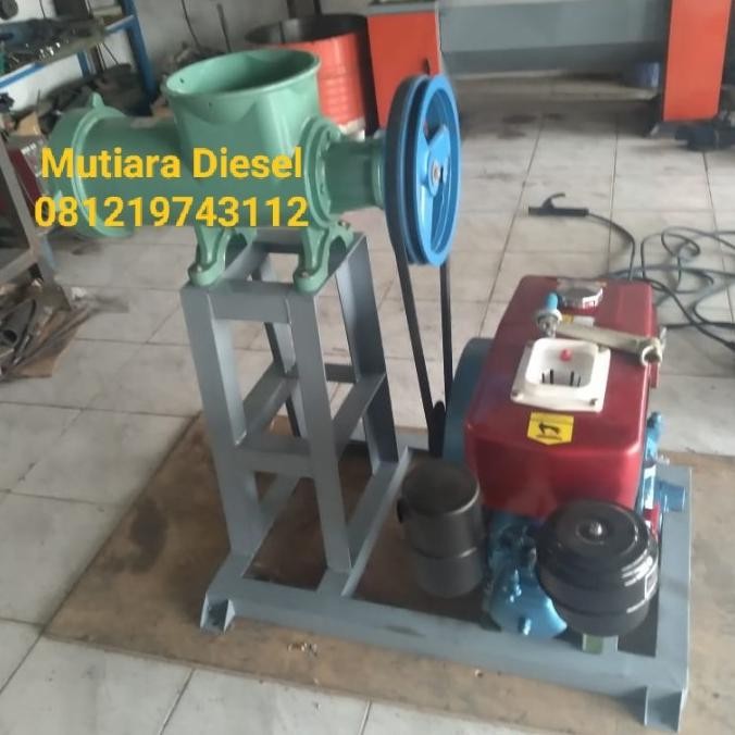 Mesin Giling Daging Mahokta 62 + Rangka Engine Diesel R 180 8HP