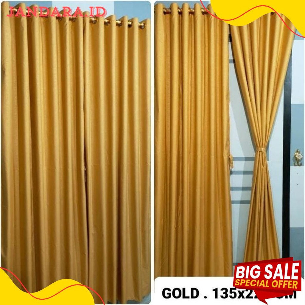 Bisa Cod Gorden Polos Emboss Coklat Tua Muda Gold Mocca Milo Cream Crem Krem Ring 12 Minimalis Murah