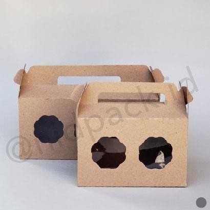 

Gable Box Dus Jar Toples Kue Kering Packaging Cake (KRAFT)