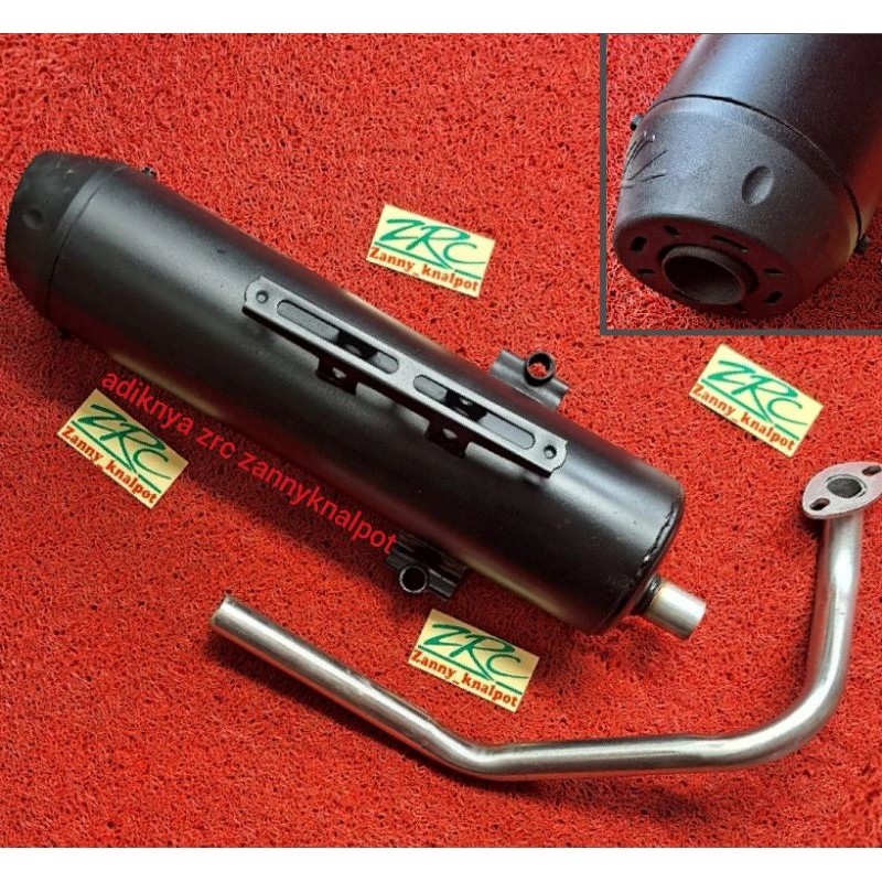 KNALPOT VARIO MUFFLER HITAM / KNALPOT ZRC MUFFLER HITAM VARIO ZRC ZANNYKNALPOT