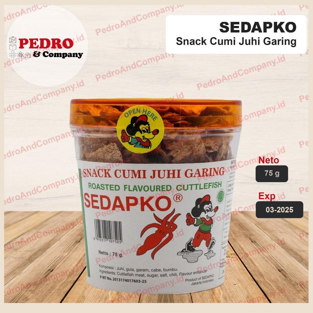 

Sedapko - Snack cumi garing juhi/ roasted seasoned cuttlefish (75 gr)