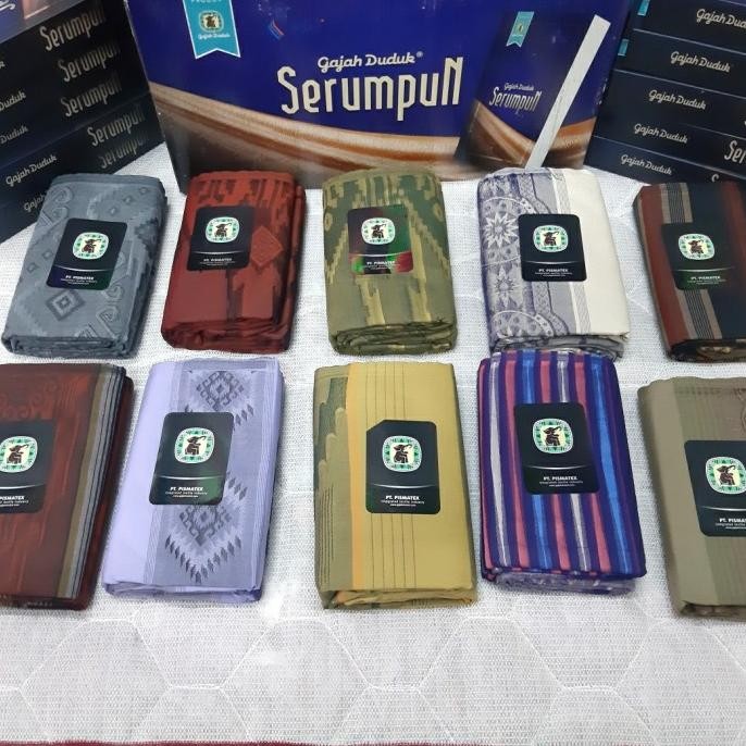 sarung gajah duduk serumpun