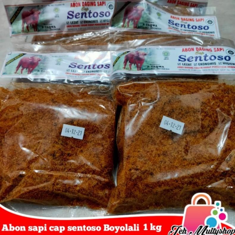 

Abon Sapi cap Sentoso Boyolali 1 kg