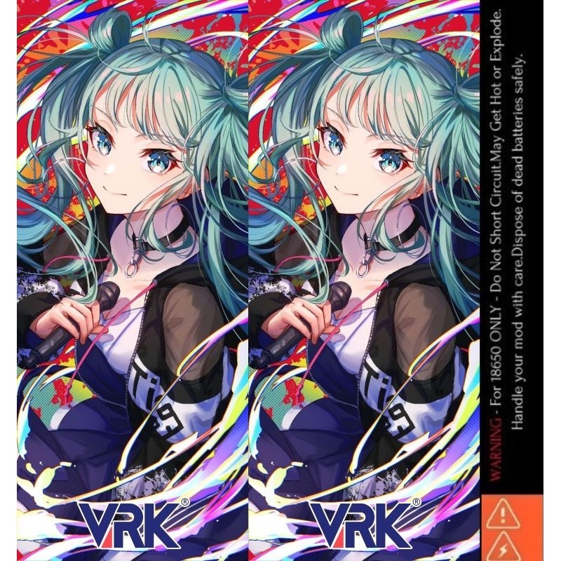 

*PromoTerjangkau* Ambitionstore Stiker Wrap Baterai 18650 Ai Anime Series Pelindung Dan Penghias Untuk Segala Merek Garskin Premium / X Casing Case COD