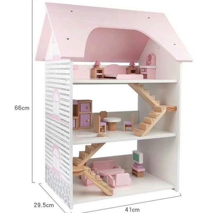 wooden doll house for toodler