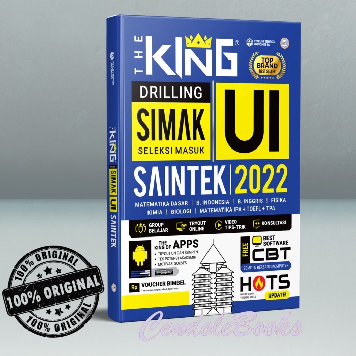 

Buku SIMAK UI 2021 : The King Drilling SIMAK UI SAINTEK 2021